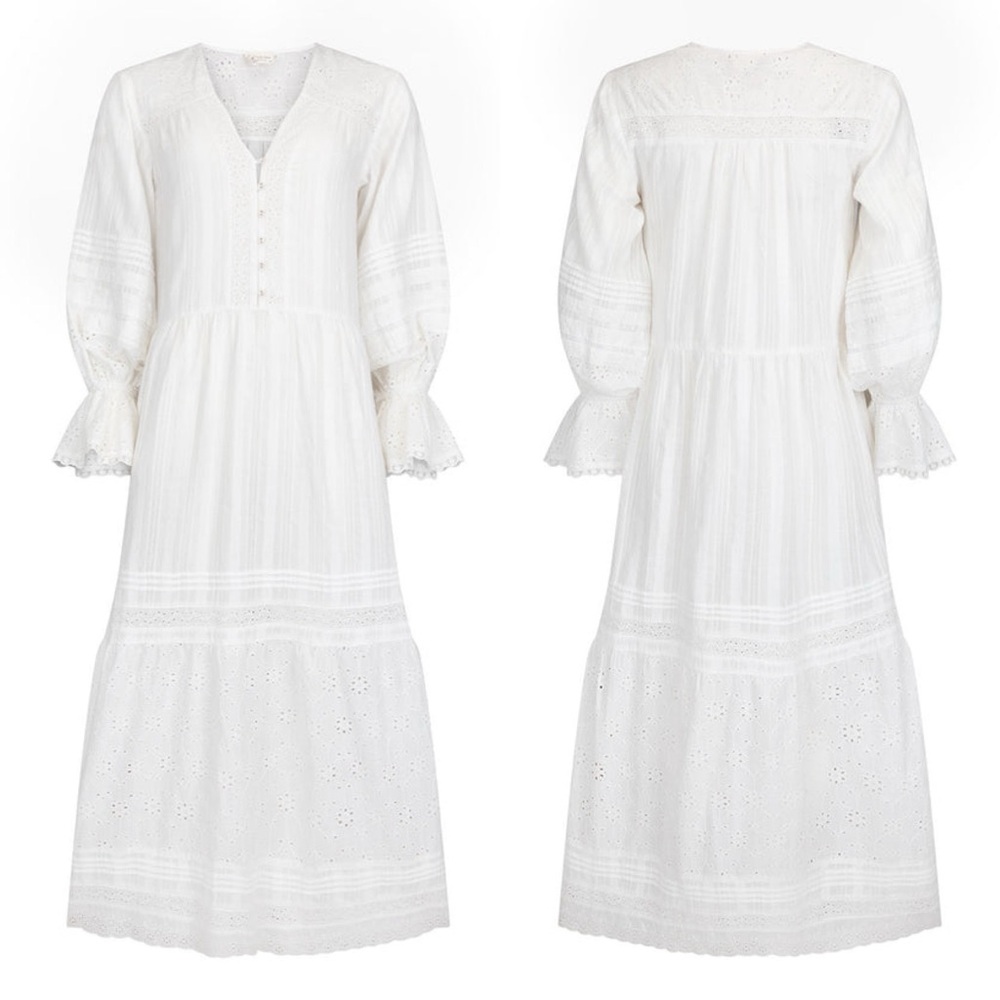 Spell Free People Whimsy Garden Lace Gown - Moonflower - Picture 2 of 12